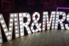 Mr&Mrs 4ft Light Up Letters